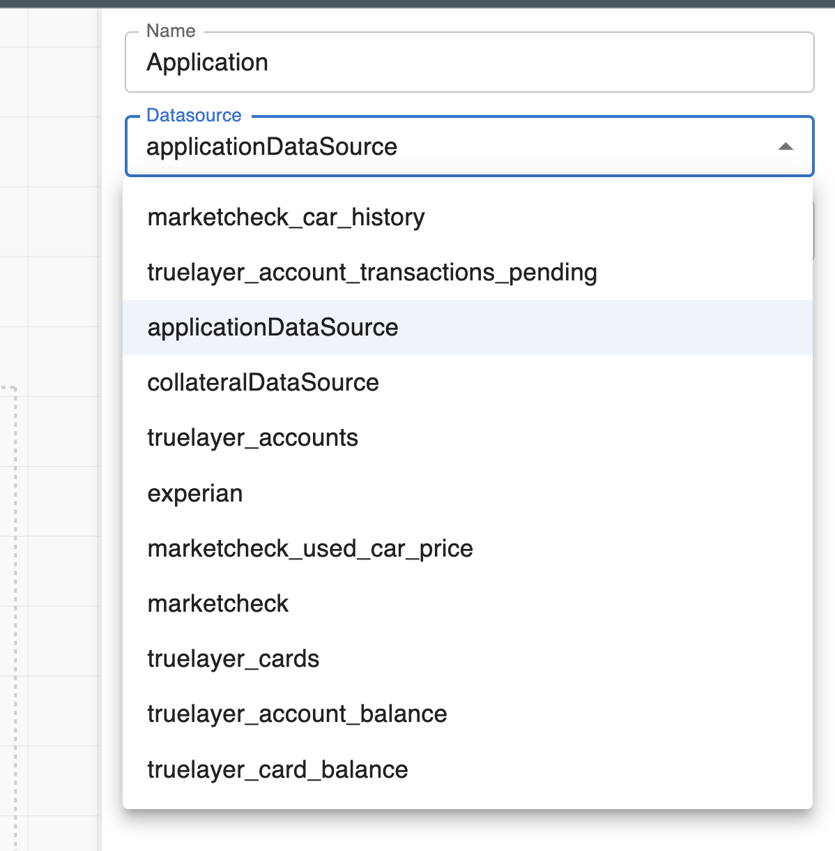 Data Source Selection